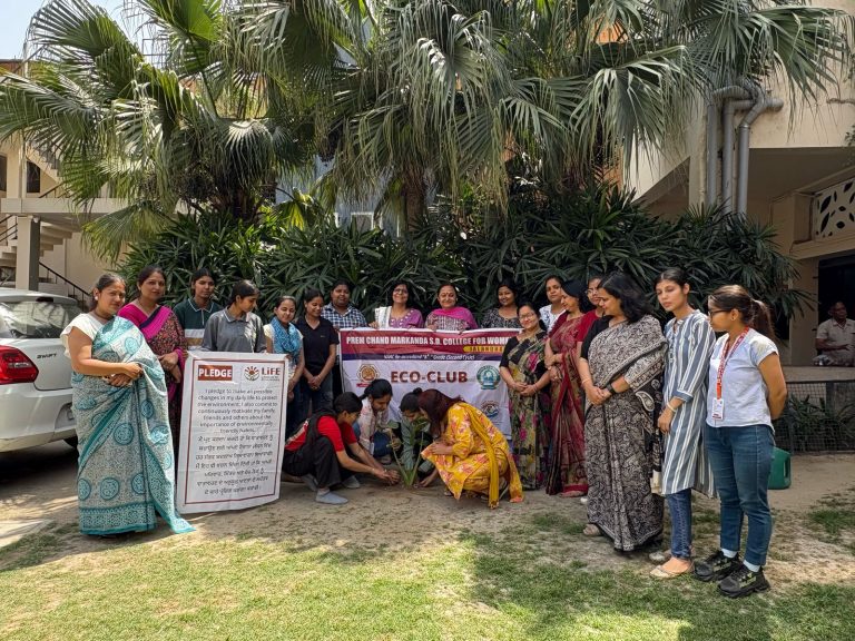 Eco Club of PCM S.D. College for Women, Jalandhar organises Tree Plantation Drive to Celebrate Earth Day – Prem Chand Markanda S.D. College for Women