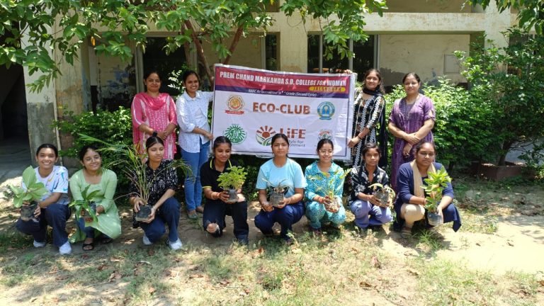 Eco Club of PCM S.D. College for Women, Jalandhar Celebrates World Environment Day – Prem Chand Markanda S.D. College for Women